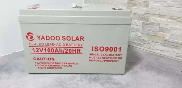 Batteria 100 Ah 12V  Fotovoltaico Pannelli Energia Solare Nautica Camper