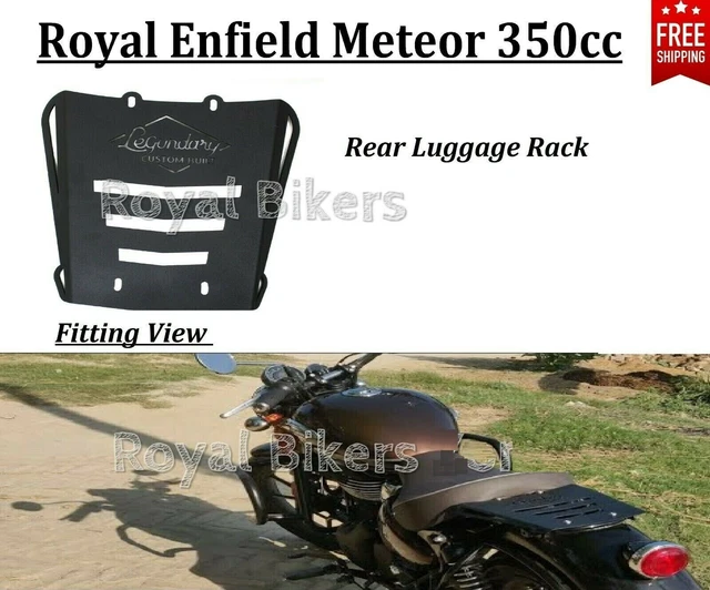 ROYAL ENFIELD METEOR 350 cc "luggage rack" £98.10 PicClick UK