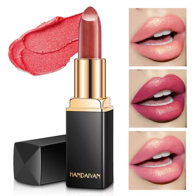 Makeup Matte Lipstick Waterproof Long Lasting Glitter Lip Gloss Cosmetics Stick