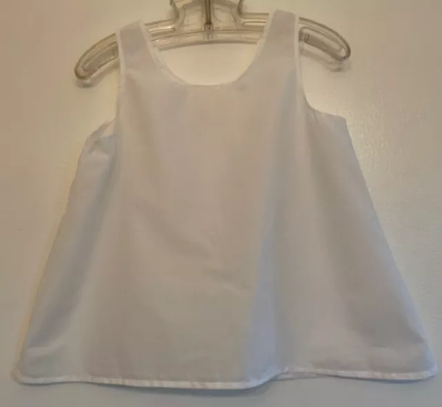Vintage 50’s Infant/Doll Slip White Cotton Excellent Condition!