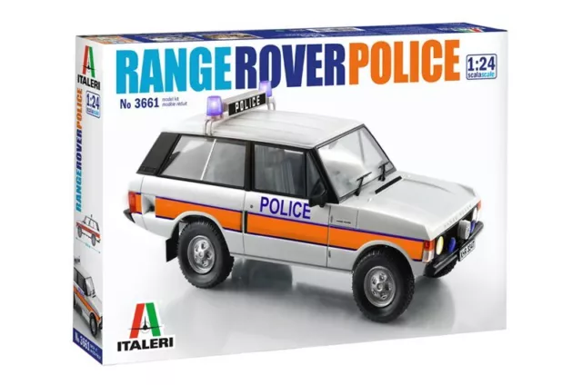 Italeri 3661 1/24 Scale Model Car Kit Range Rover Classic Police
