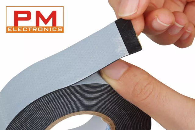 19mmx10m black sealing rubber waterproof self amalgamating tape