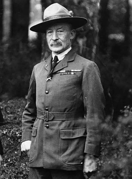 Boy Scout Old Photo - Major-General Robert Baden-Powell, founder of the Boy Scou