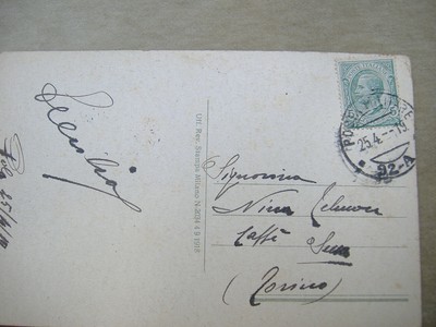 PISTOIA-26a DIVISIONE A TERMENO-ALTO ADIGE LETTERA GIUGNO 1919 DI GENERALE BR 