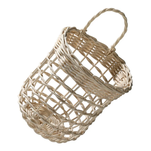 Fruit Basket Woven Hanging Basket Weaved Basket Rustic Basket Storage