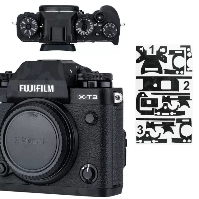 Anti-Scratch 3M Camera Body Skin Sticker Film Cover Protector for Fujifilm X-T3
