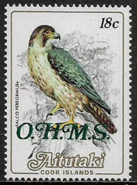 Aitutaki #O21 Mint Never Hinged Stamp - Bird Official Overprint