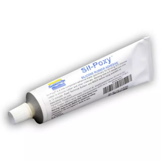 Adhesivo de silicona suave SIL-Poxy - tubo de 3 onzas