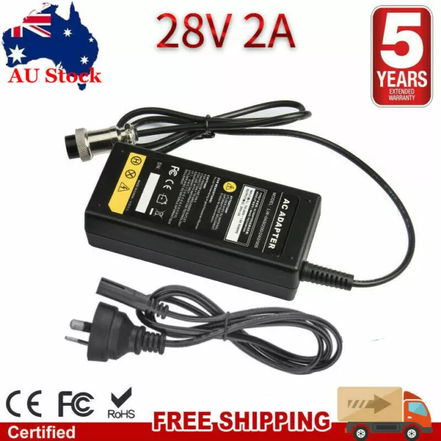 28V 2A Electric Scooter Battery Charger for Razor E100 E175 E300 E200 E225 E125