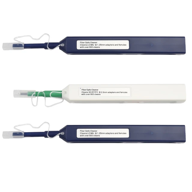 Fiber-Optic Cleaning Pen Optical Cleaner LC/MU 1.25/2.5mm Connector Cleaning