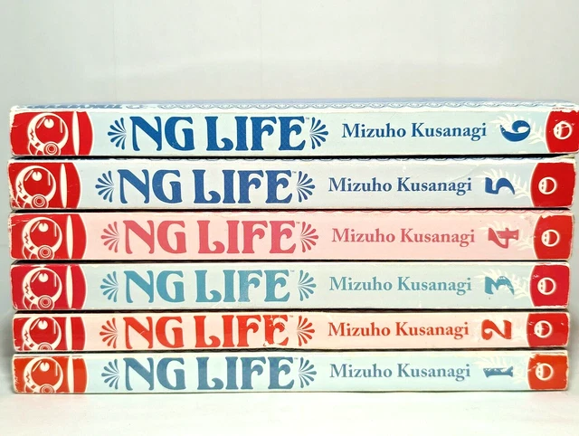 NG Life Vol 1-6 Manga Lot, 1st Prints 2009, Mizuho Kusanagi, OOP