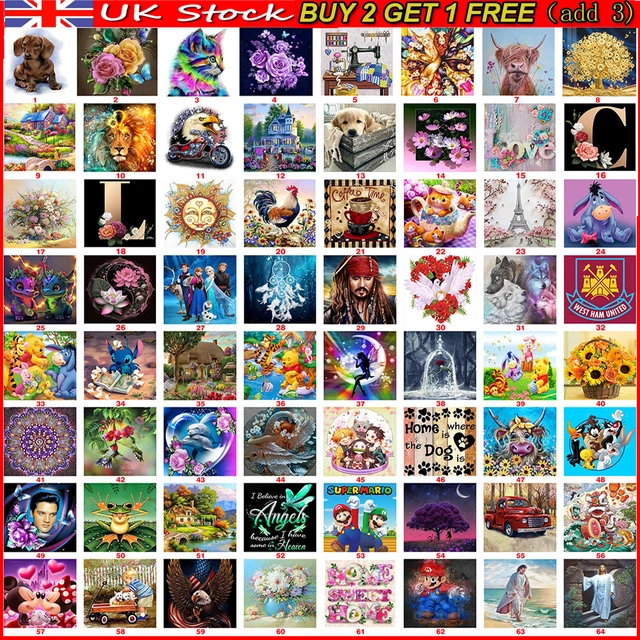 5D Full Drills Diamond Painting Embroidery Art Decor Cross Stitch Kits DIY Gifts