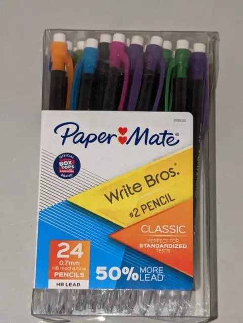 24 Paper Mate Mechanical Pencils #2 HB Lead -0523