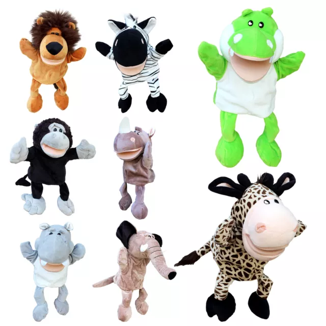 Animal Wildlife Hand Hand Soft Plush Gif Glove Puppet Puppets Kid Children Toy