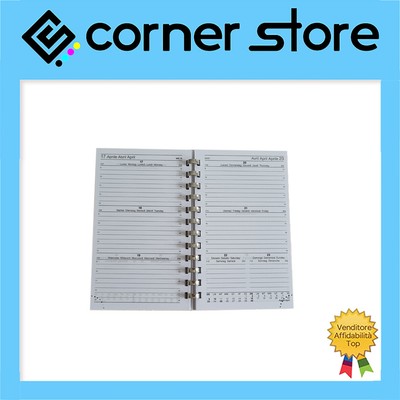 Agenda Settimanale Orizzontale 2023-8x13cm Agenda Intempo Refill Ricambio Organizer 