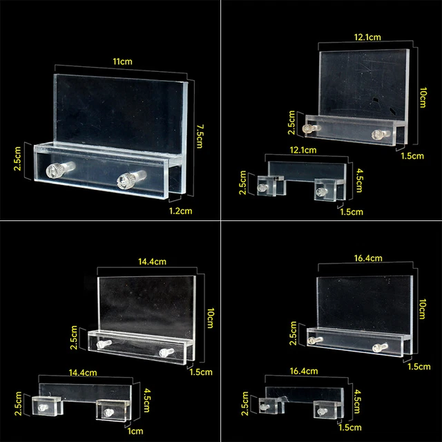 Aquarium Clear Fish Tank LED Lights Holder Lamp Support Stand Heightening Frame 3