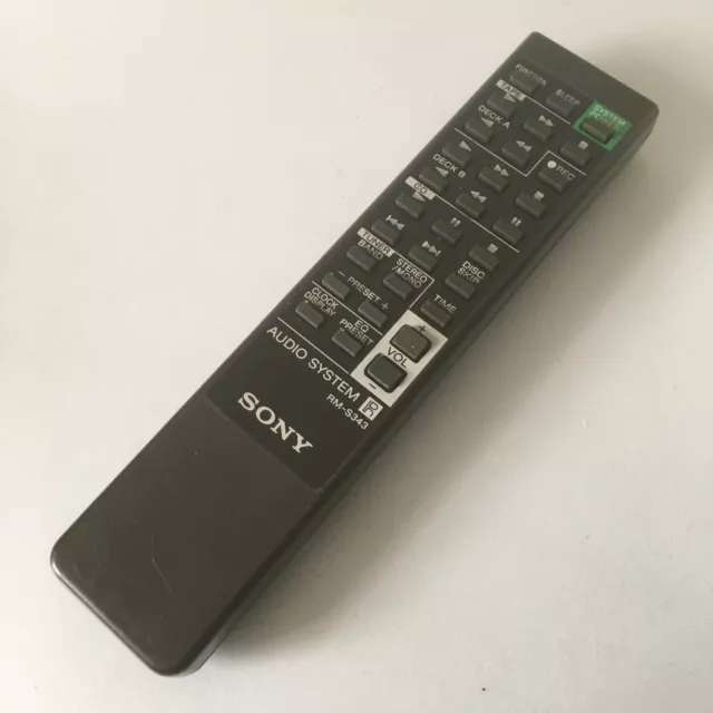 Genuine SONY RM-S343 Audio System Remote Control for MHC-C33 HCD-C33 - TESTED