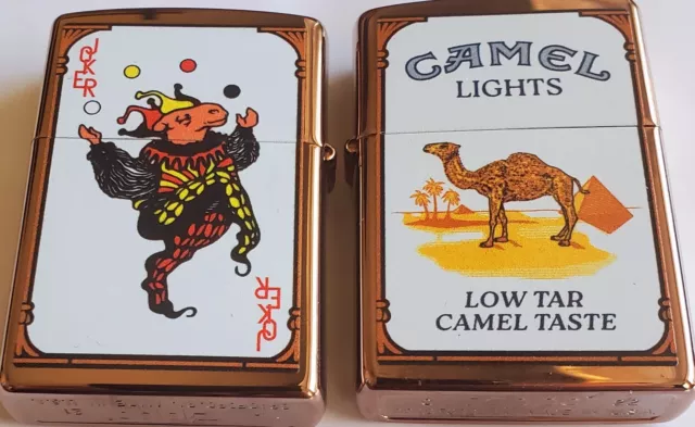 Zippo Camel JOKER CZ LIMITED EDITION 50 MADE ROSE GOLD CASE Lighter Poker Cards