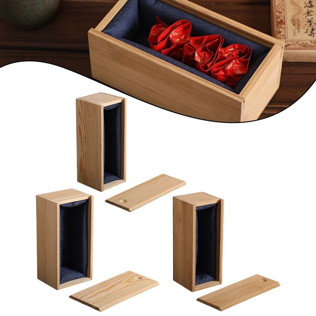 Boîte En Bois De Pin Avec Couvercle Coulissant - Rangement Souvenirs, Décorations Personnalisables - 20x10x6,5 Cm