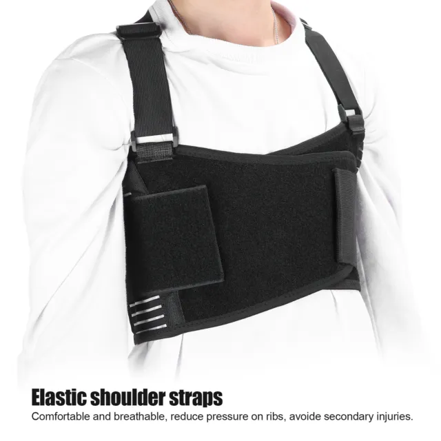 New Rib Fracture Support Brace Breathable Chest Lumbar Protector Strap Belt UK