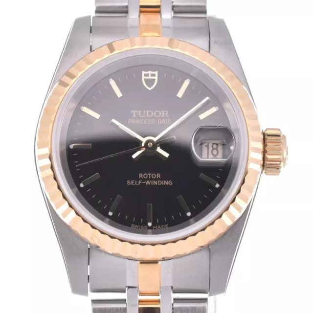 with paper TUDOR Oyster Princess Date 92413 Automatic Ladies Watch J#123672