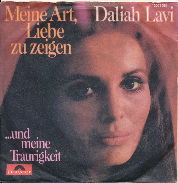 Meine Art, Liebe zu zeigen - Daliah Lavi - Polydor - Single 7" Vinyl 206/13