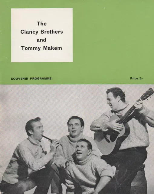 Clancy Bros & Tommy Makem Tour Programme