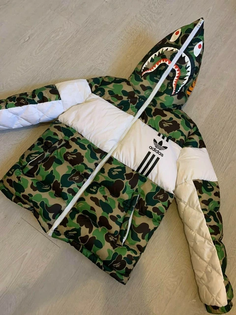 GIACCA BATHING APE x Adidas Firebird Track Top Bape verde mimetica