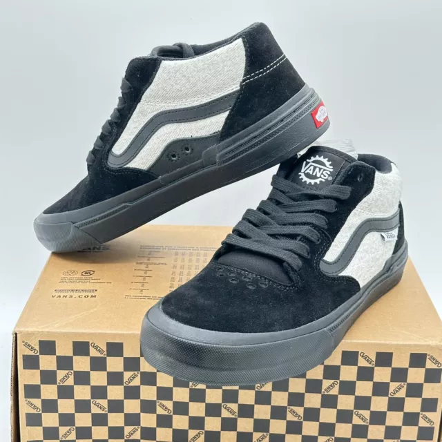 Vans BMX Style 114 Fast and Loose Black Sneaker Shoes Sz 7 Mens New NWOB