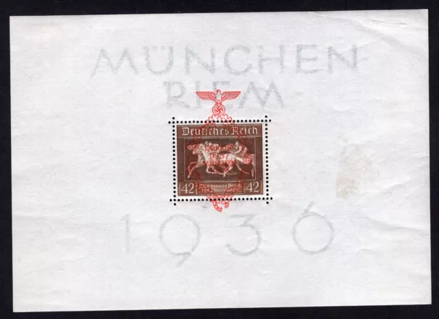 Deutsches Reich 1937 block of stamps Mi#Bl.10 MH CV=84$