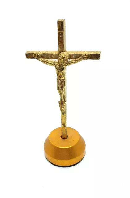 Mini CRUCIFIX CROSS ALTAR TABLE TOP Vintage