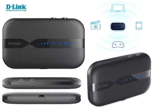 D-Link DWR-932 Mobiler Internet LTE WLAN-Hotspot 4G SIM microSD USB 150 Mbit/s