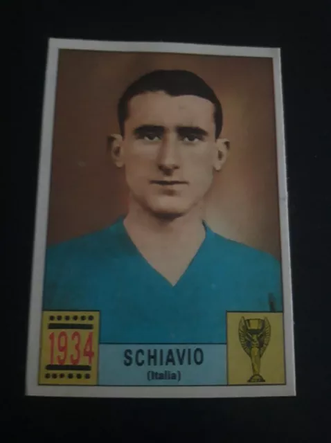 Figurina Mexico 70 Panini SCHIAVIO ITALIA 1934  da recupero ORIGINALE