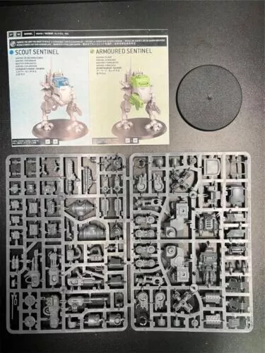 Warhammer 40k  Imperial Guard Cadia Stands Armoured  Sentinel - New on sprue