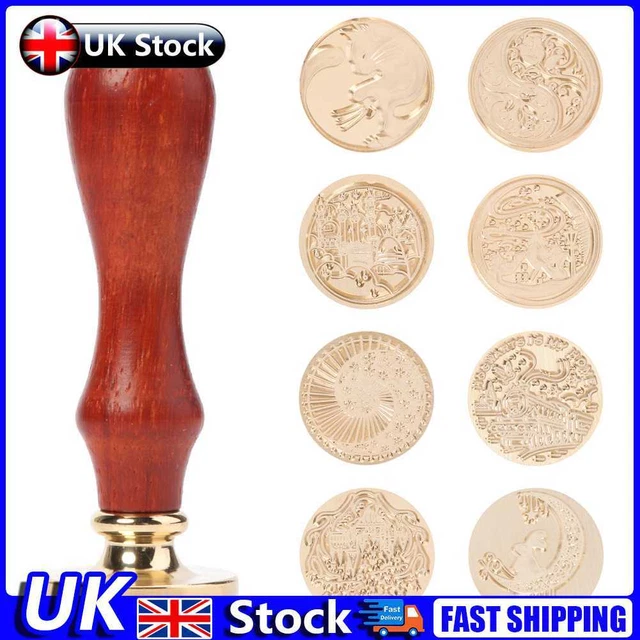 DIY Scrapbooking Photo Album Decor Vintage Sealing Wax Stamp Replace Copper Head