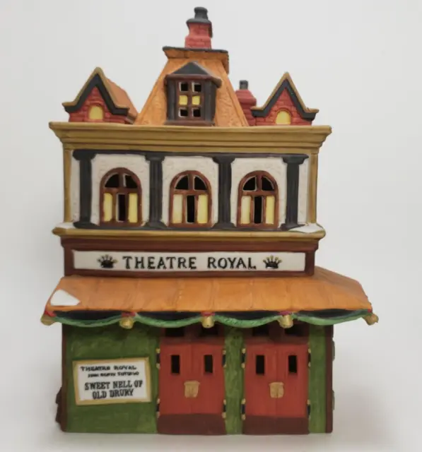 Dept 56 Theatre Royal Dickens Heritage Village Collection With Box Sleeve Lamp