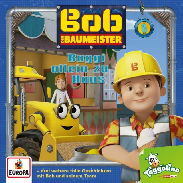 Bob der Baumeister 8 - Baggi allein zu Haus - Hörspiel CD/NEU/OVP