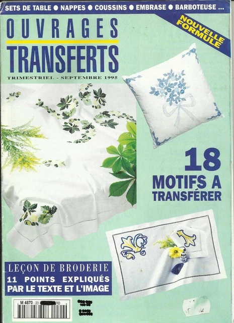 Napperon harmonie rose en broderie traditionnelle d'Avila