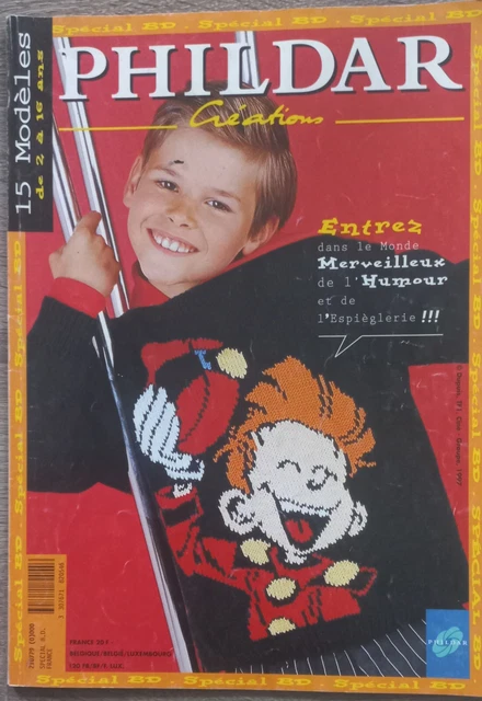 Catalogue Phildar N°296 – Automne-Hiver 1997 – Modèles De Tricot Famille – Occasion