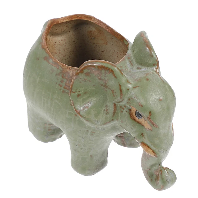 elephant flower pots Succulent Plant Pots Ceramic Elephant Flower Pot Succulent