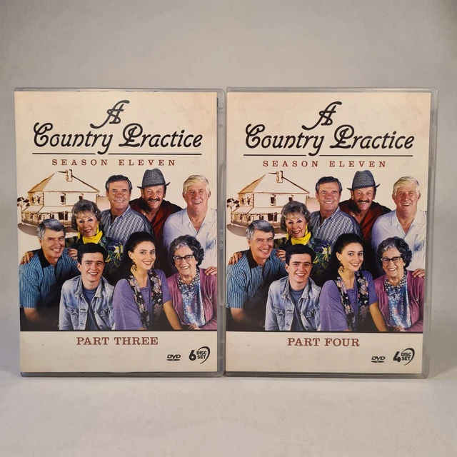 A COUNTRY PRACTICE Season 11 Part 3 & 4 DVD With Bonus Discs