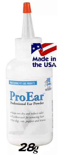 Top Performance 28g Pro Oído Polvo Mascota Perro Gato Para Uso Con /