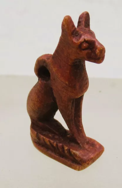 A231 Beautiful Undated Egyptian Stone Zoomorphic Amulet Circa 500Bce