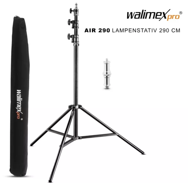 Walimex pro AIR 290 Deluxe Lampenstativ 290 cm by studio-ausruestung.de