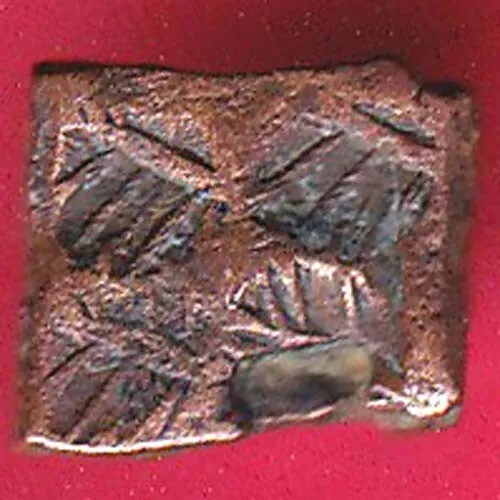 "Rare" Central India Vidisha Eran Small Punchmark Copper Coin #Se76