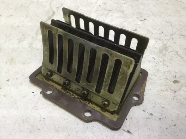 1991 91 Kawasaki KX250 KX 250 Intake Carbon Fiber Reed Cage Valve Block Intake