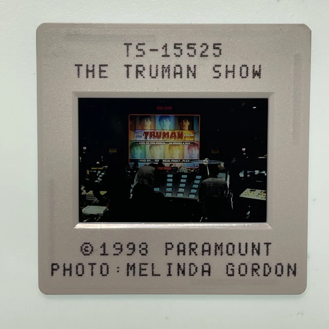 The Truman Show Jim Carrey Hollywood Film Control Room  S34919 SD1435mm Slide