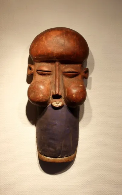 CONGO old african "kakuungu" mask SUKU ancien masque afrique africa afrika maske