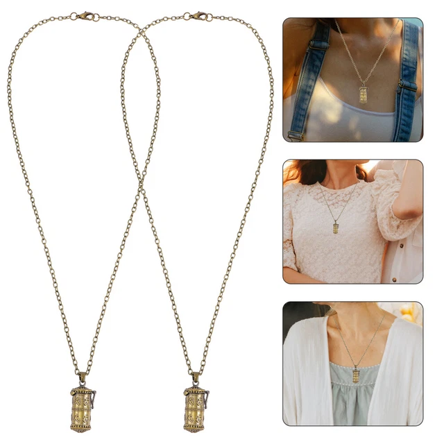2 pz collana urne uomo rame per cenere regali ricordo cane collana