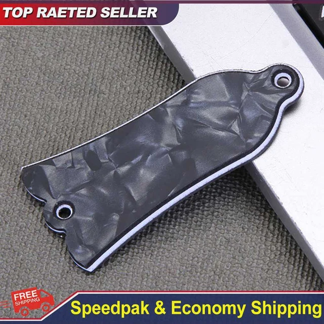 2 Löcher Aluminiumlegierung Guitar Truss Rod Cover Glockenform passend für e-Git